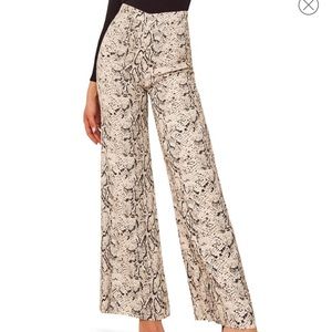 Reformation Wide Leg Rattlesnake pants